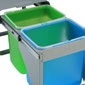 Contenedor ecológico 2x16lt con frontal