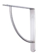 Escuadra decorativa níquel satinado CT3