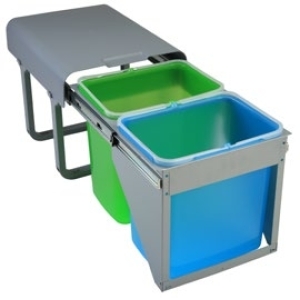 Contenedor ecológico 2x16lt con frontal